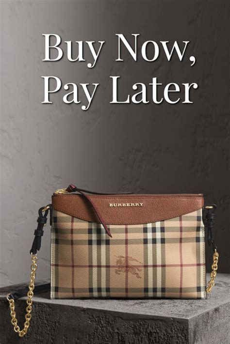 buy now pay later burberry|burberry clothing website.